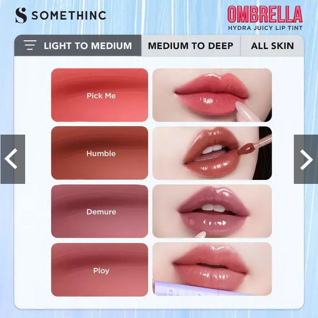 somethinc ombrella hydra juicy lip tint 2.5g/liptit somethinc ombrella hydra juicy lip tint 2.5g/liptit