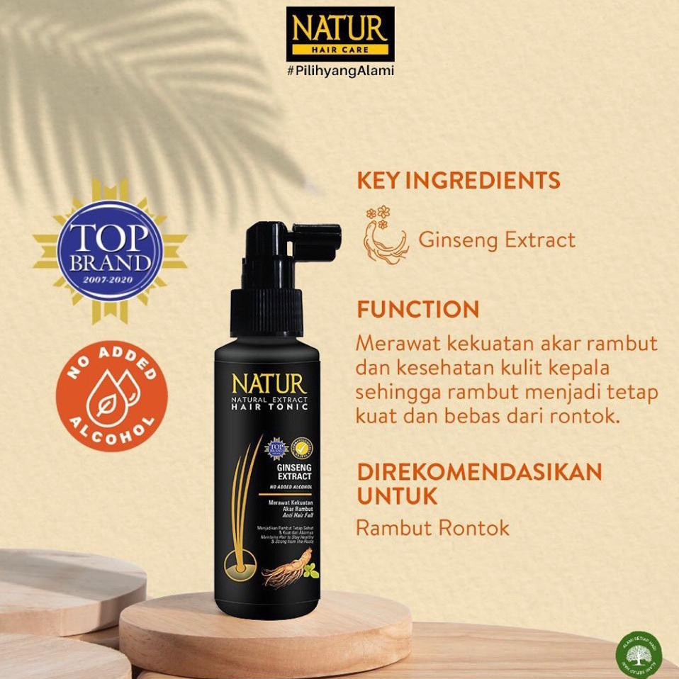 natur natural extract hair tonic 90ml/vitamin rambut natur natural extract hair tonic 90ml/vitamin rambut