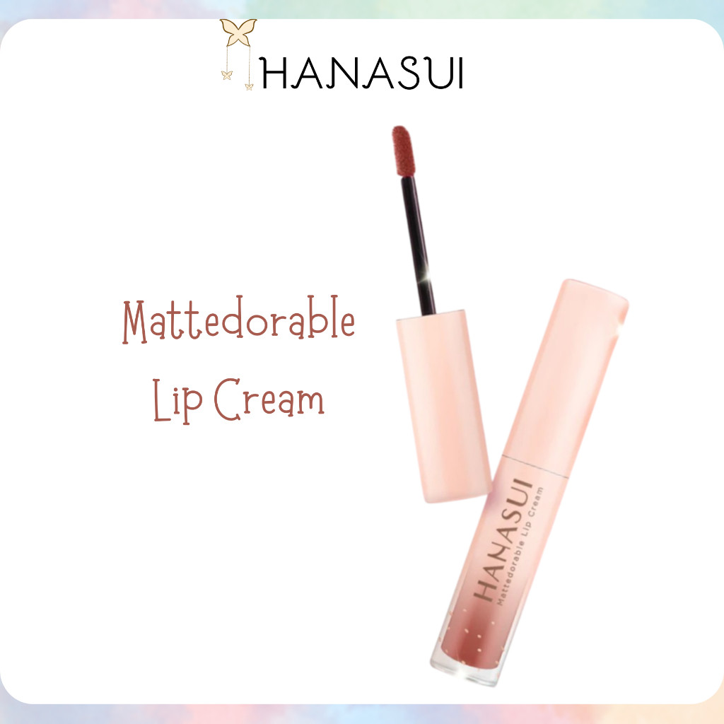 hanasui mattedorable lip cream 4g/lipstick/lip matte hanasui mattedorable lip cream 4g/lipstick/lip matte