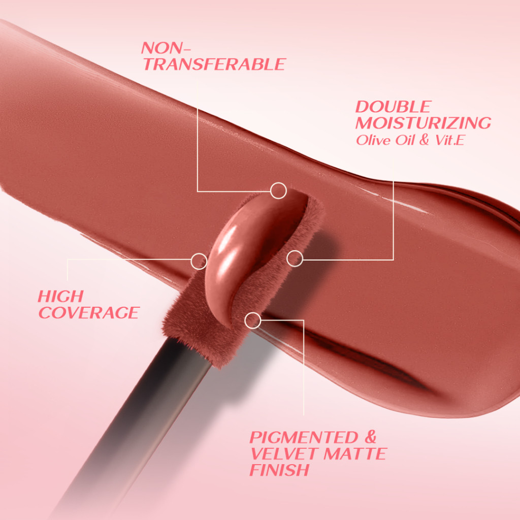 hanasui mattedorable lip cream 4g/lipstick/lip matte hanasui mattedorable lip cream 4g/lipstick/lip matte