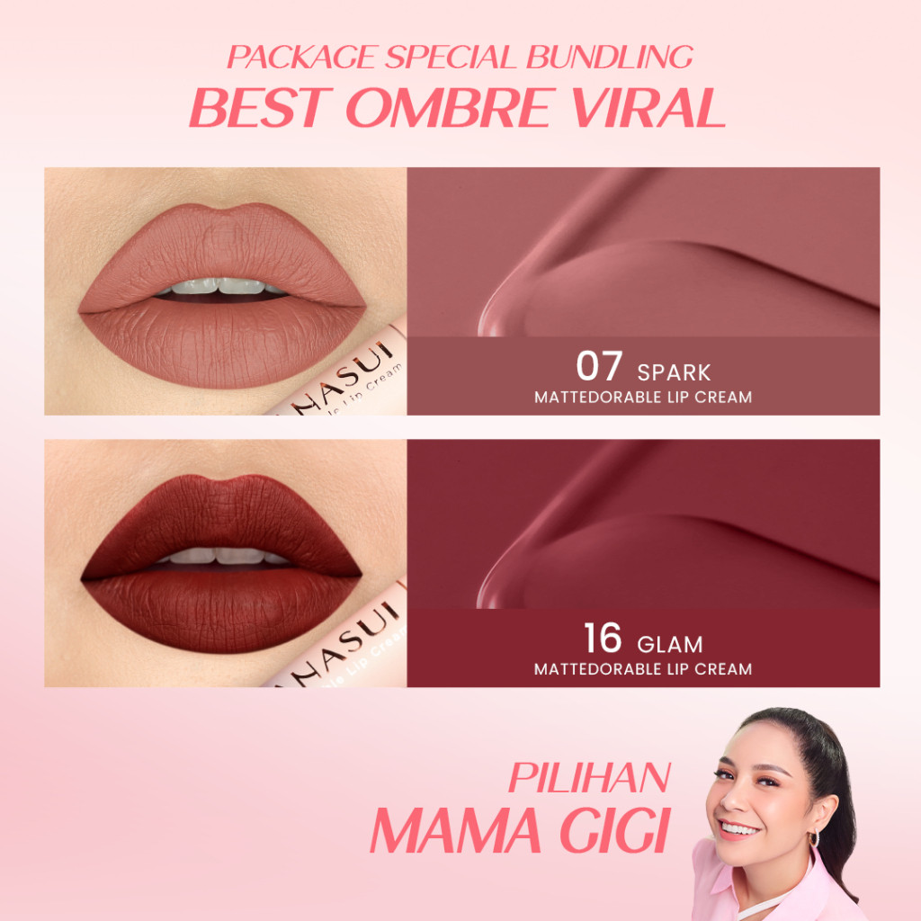 hanasui mattedorable lip cream 4g/lipstick/lip matte hanasui mattedorable lip cream 4g/lipstick/lip matte