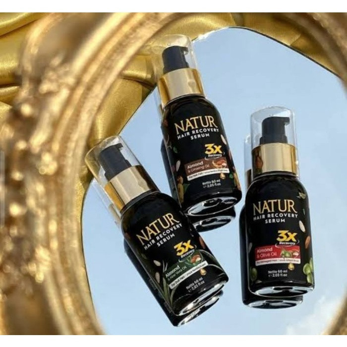 natur hair recovery serum 60ml/serum rambut natur hair recovery serum 60ml/serum rambut