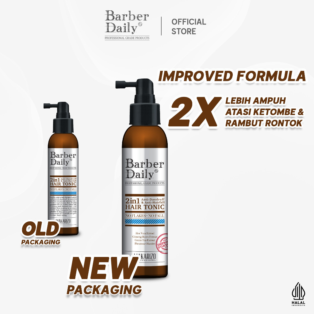 barber daily 2in1 hair tonic 140ml barber daily 2in1 hair tonic 140ml