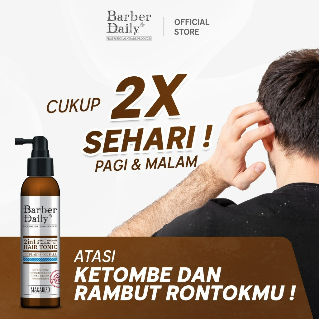 barber daily 2in1 hair tonic 140ml barber daily 2in1 hair tonic 140ml