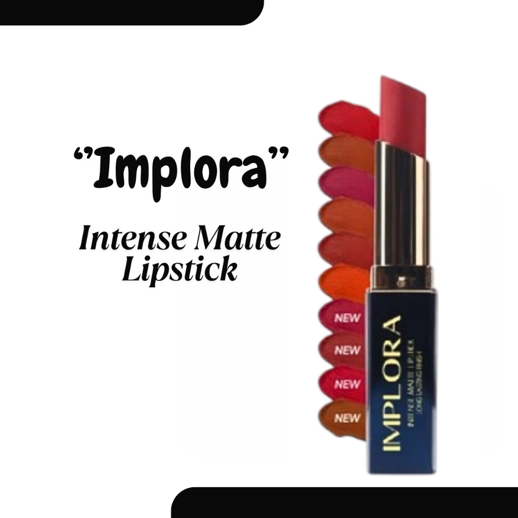 implora intense matte lipstick/lipstik implora intense matte lipstick/lipstik