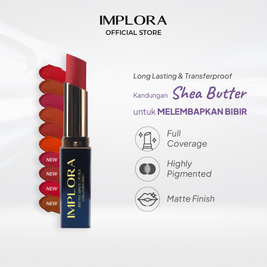 implora intense matte lipstick/lipstik implora intense matte lipstick/lipstik