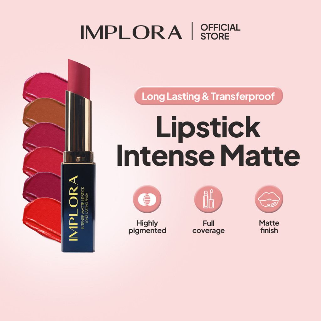 implora intense matte lipstick/lipstik implora intense matte lipstick/lipstik