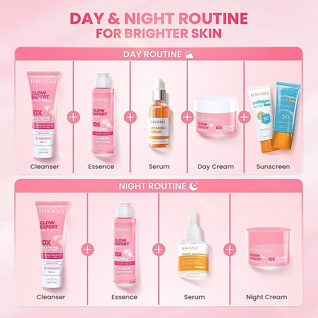 hanasui glow expert day cream 15g / pelembab wajah hanasui glow expert day cream 15g / pelembab wajah