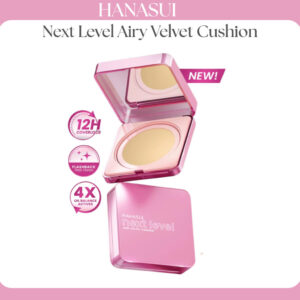 hanasui next level airy velvet cushion 15g/alas bedak