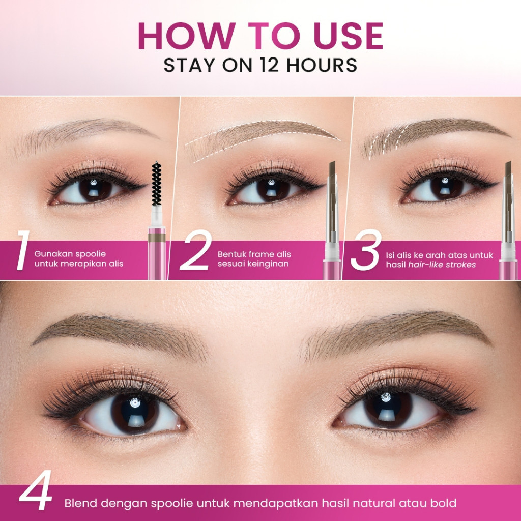 hanasui next level 2 in 1 browmatic definer 0.06g/pensil alis hanasui next level 2 in 1 browmatic definer 0.06g/pensil alis