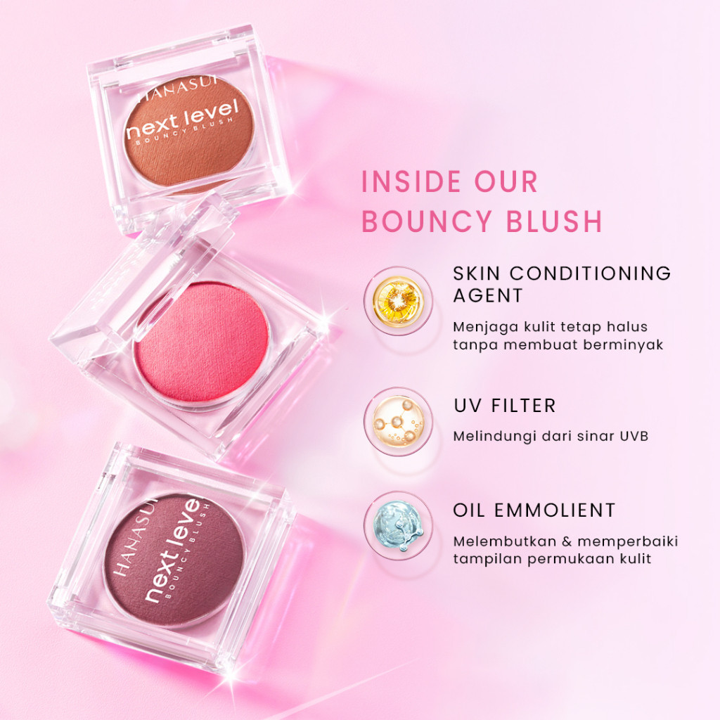 hanasui next level bouncy blush on/perona pipi hanasui next level bouncy blush on/perona pipi