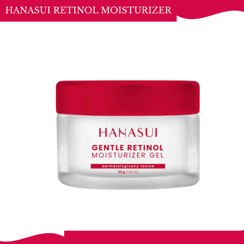hanasui gentle retinol moisturizer gel 30g/pelembab wajah hanasui gentle retinol moisturizer gel 30g/pelembab wajah