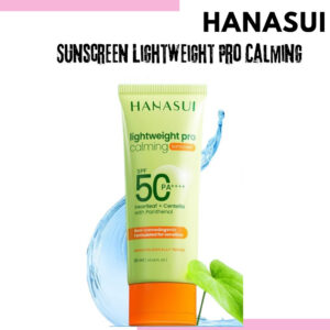 hanasui lightweight pro calming sunscreen spf 50 pa++++ 30ml/tabir surya