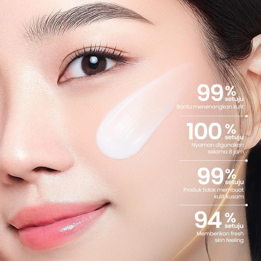 hanasui lightweight pro calming sunscreen spf 50 pa++++ 30ml/tabir surya hanasui lightweight pro calming sunscreen spf 50 pa++++ 30ml/tabir surya