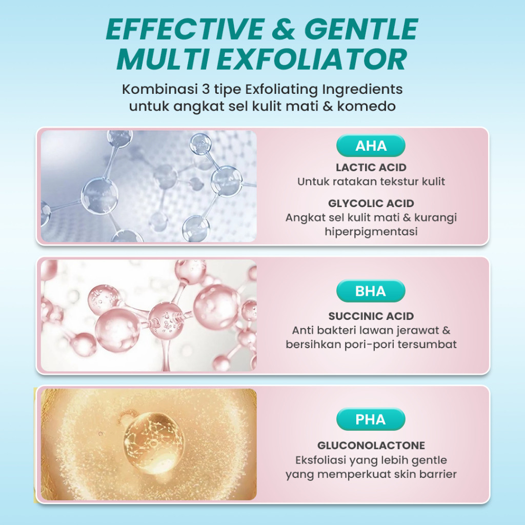 hanasui advance exfoliating serum 20ml/serum wajah hanasui advance exfoliating serum 20ml/serum wajah