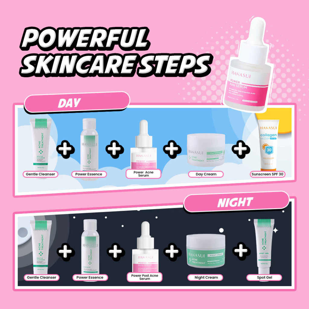 hanasui power acne serum 20ml / serum jerawat hanasui power acne serum 20ml / serum jerawat