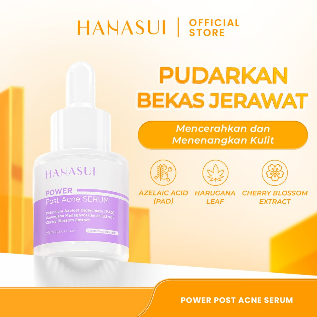 hanasui power post acne serum 20ml/serum jerawat hanasui power post acne serum 20ml/serum jerawat
