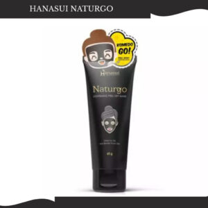 hanasui naturgo black peel off mask tube 60g/masker komedo