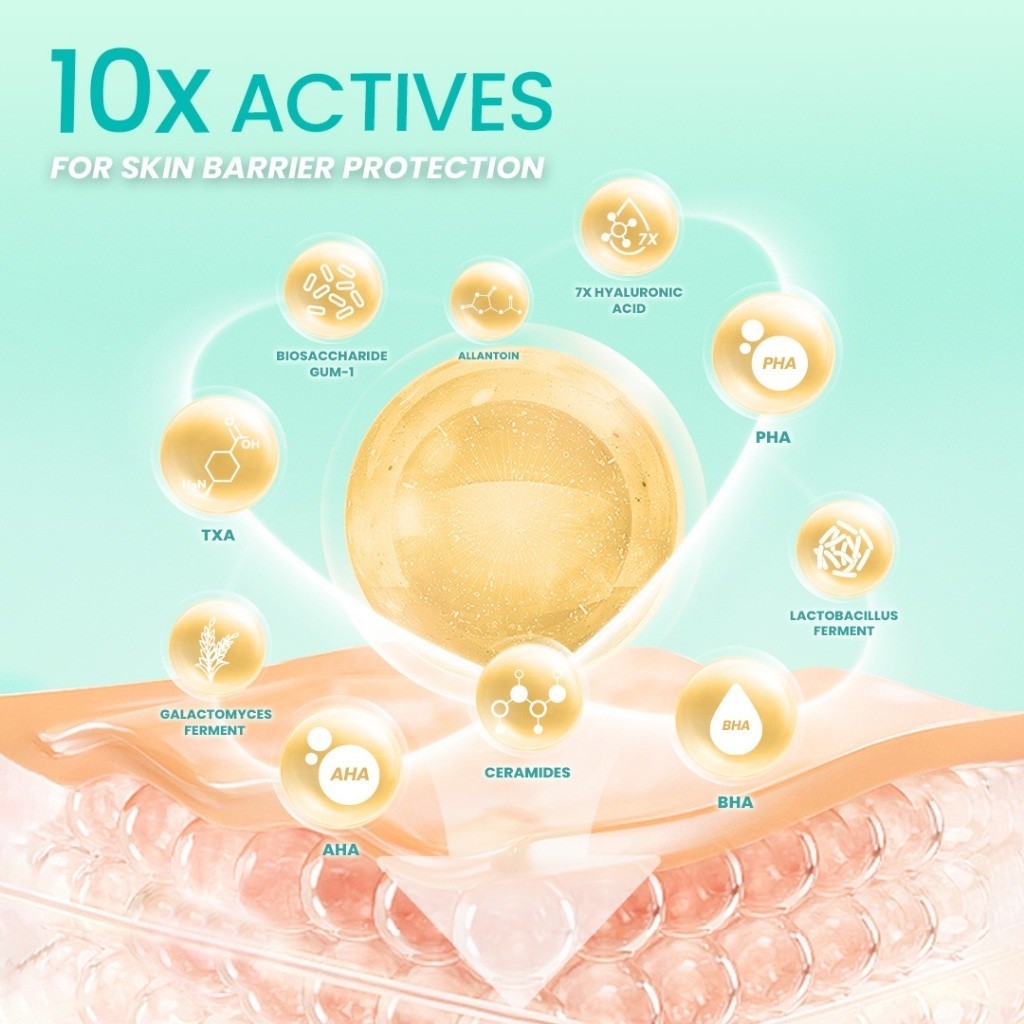 hanasui 10x ceramide probiotics clear pad 30 pads/kapas eksfoliasi hanasui 10x ceramide probiotics clear pad 30 pads/kapas eksfoliasi