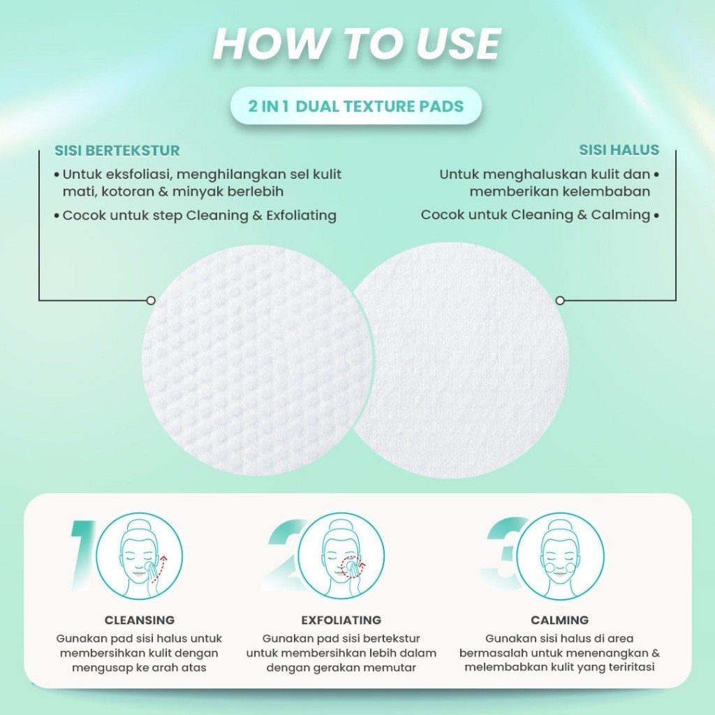 hanasui 10x ceramide probiotics clear pad 30 pads/kapas eksfoliasi hanasui 10x ceramide probiotics clear pad 30 pads/kapas eksfoliasi