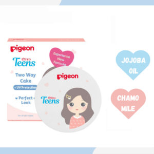 pigeon teens two way cake + uv protection 14g / bedak padat