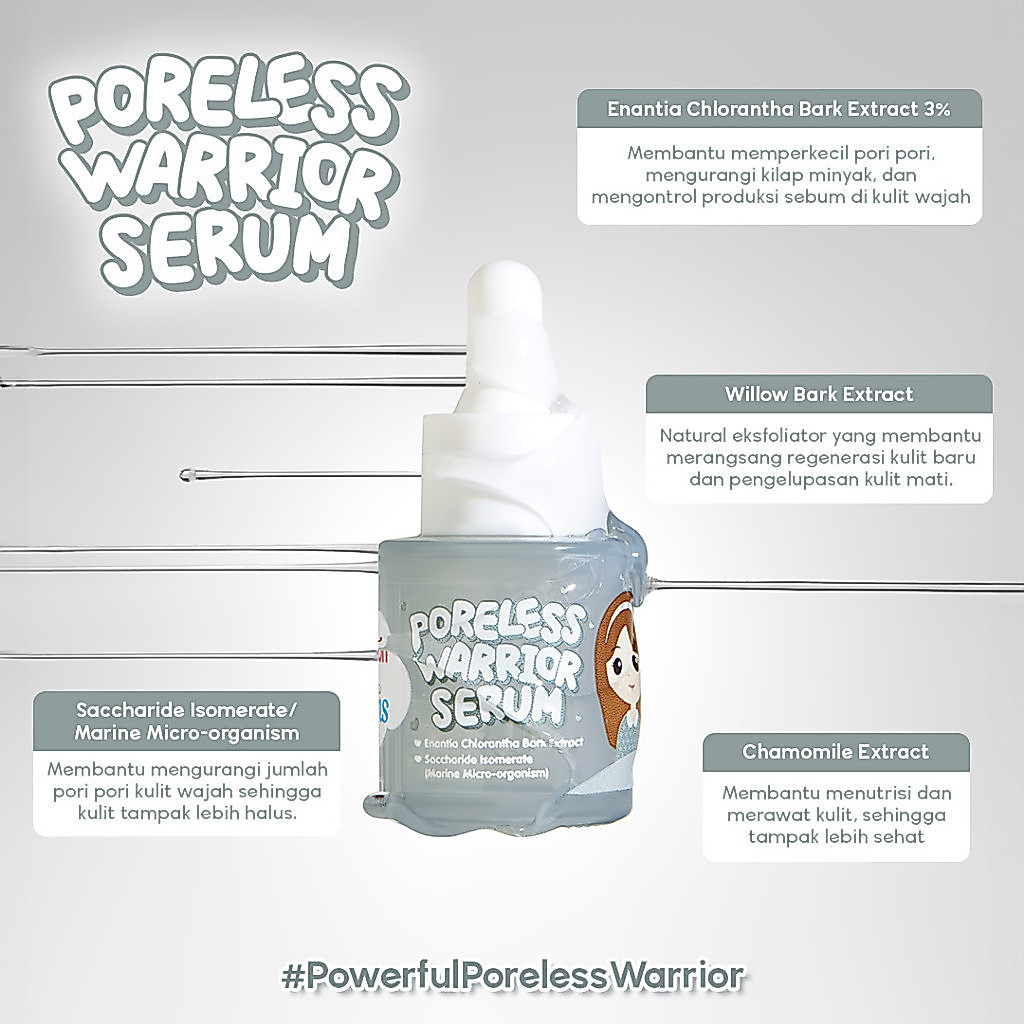 pigeon teens poreless warior serum 20ml/serum wajah pigeon teens poreless warior serum 20ml/serum wajah
