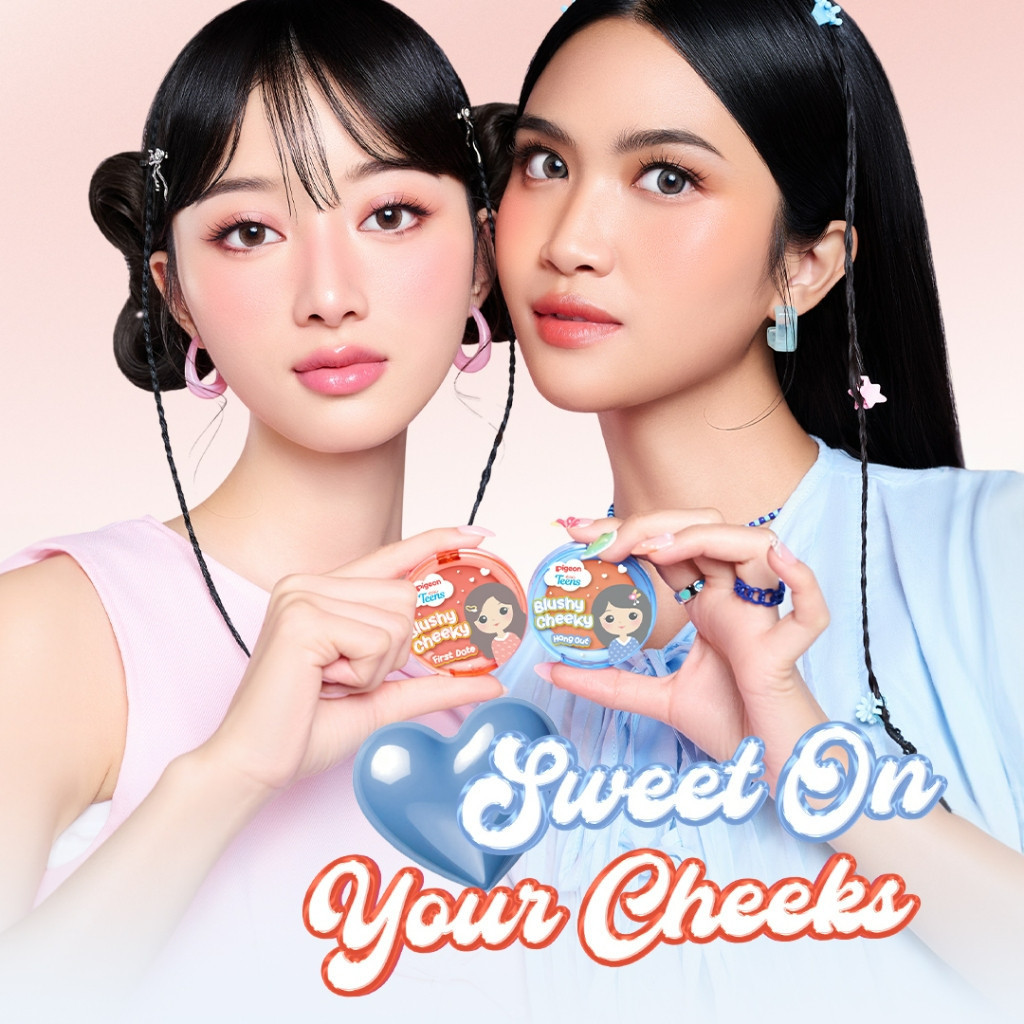 pigeon teens blushy cheeky 3.4g/blush on/perona pipi pigeon teens blushy cheeky 3.4g/blush on/perona pipi