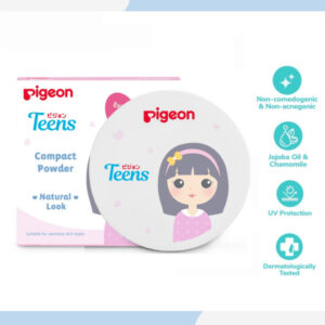 pigeon teens compact powder natural look 14g / bedak padat
