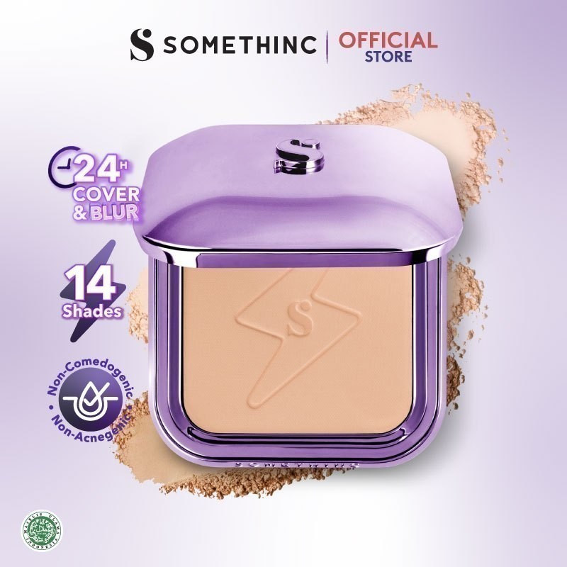 somethinc copy paste coverblur powder foundation 12g/bedak padat somethinc copy paste coverblur powder foundation 12g/bedak padat