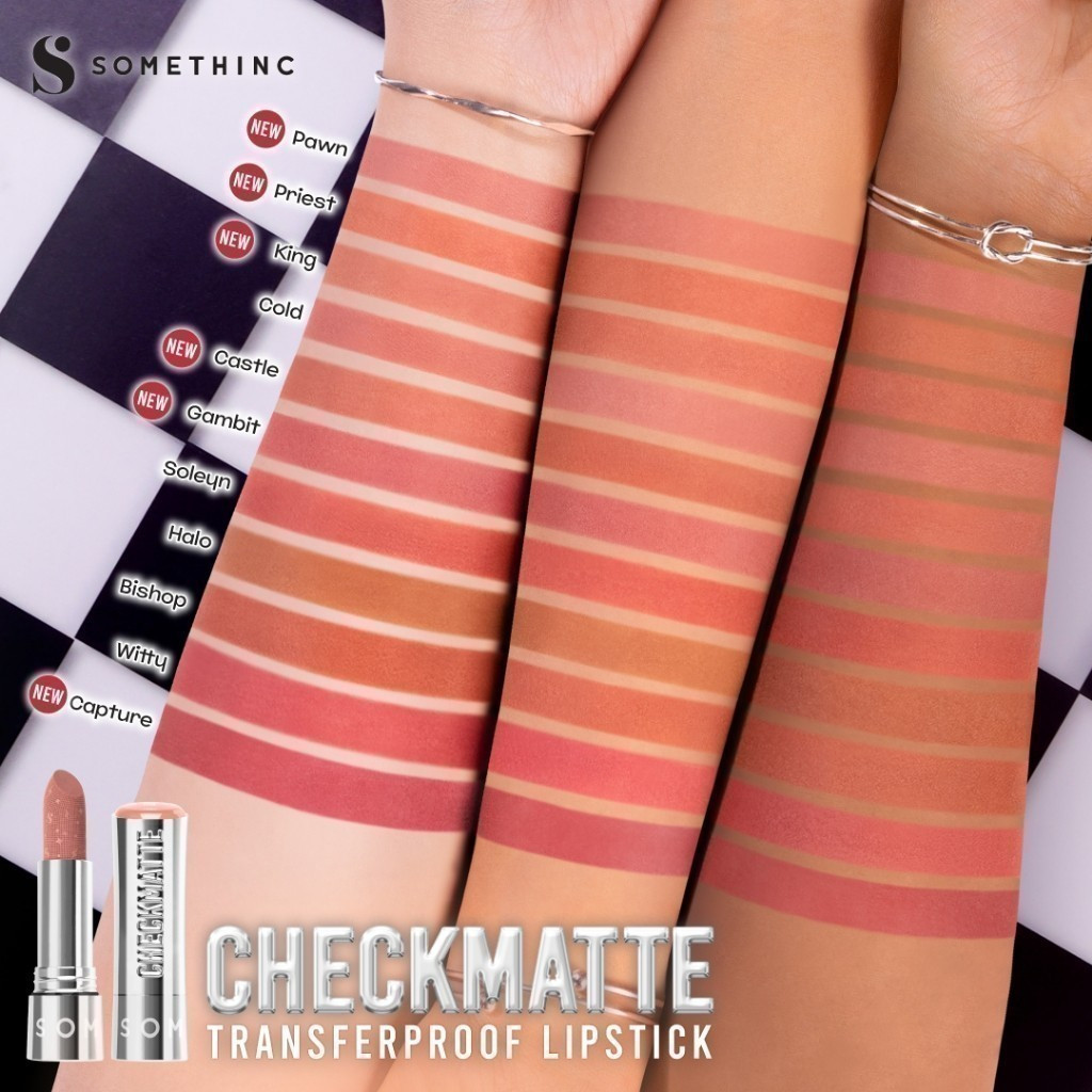 somethinc checkmatte transferproof lipstick/lipstik somethinc checkmatte transferproof lipstick/lipstik