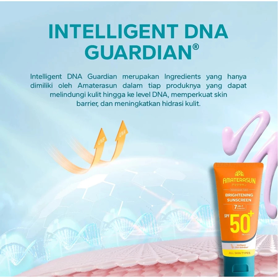 amaterasun brightening sunscreen spf 50+ pa++++ 40g/tabir surya amaterasun brightening sunscreen spf 50+ pa++++ 40g/tabir surya