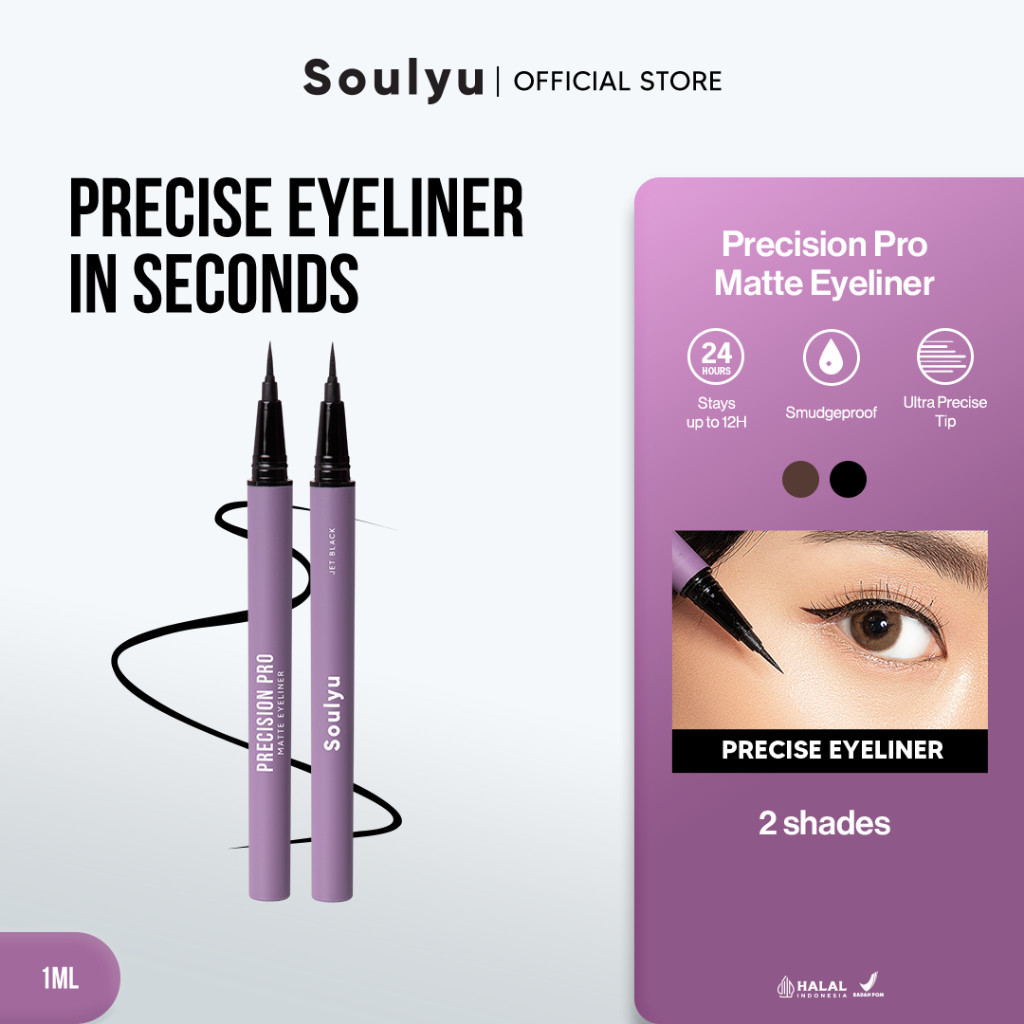 soulyu precision pro matte eyeliner 1g soulyu precision pro matte eyeliner 1g