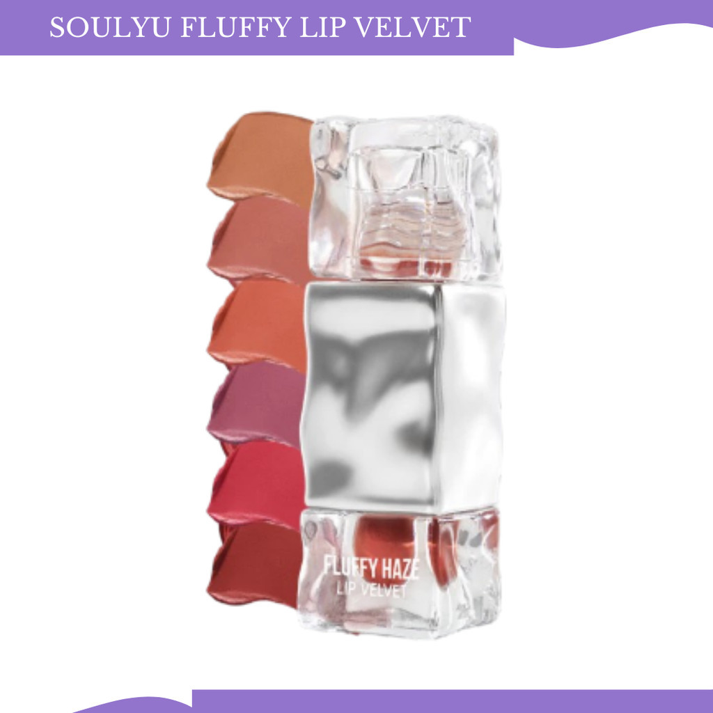 soulyu fluffy haze lip velvet 3ml/lip matte soulyu fluffy haze lip velvet 3ml/lip matte