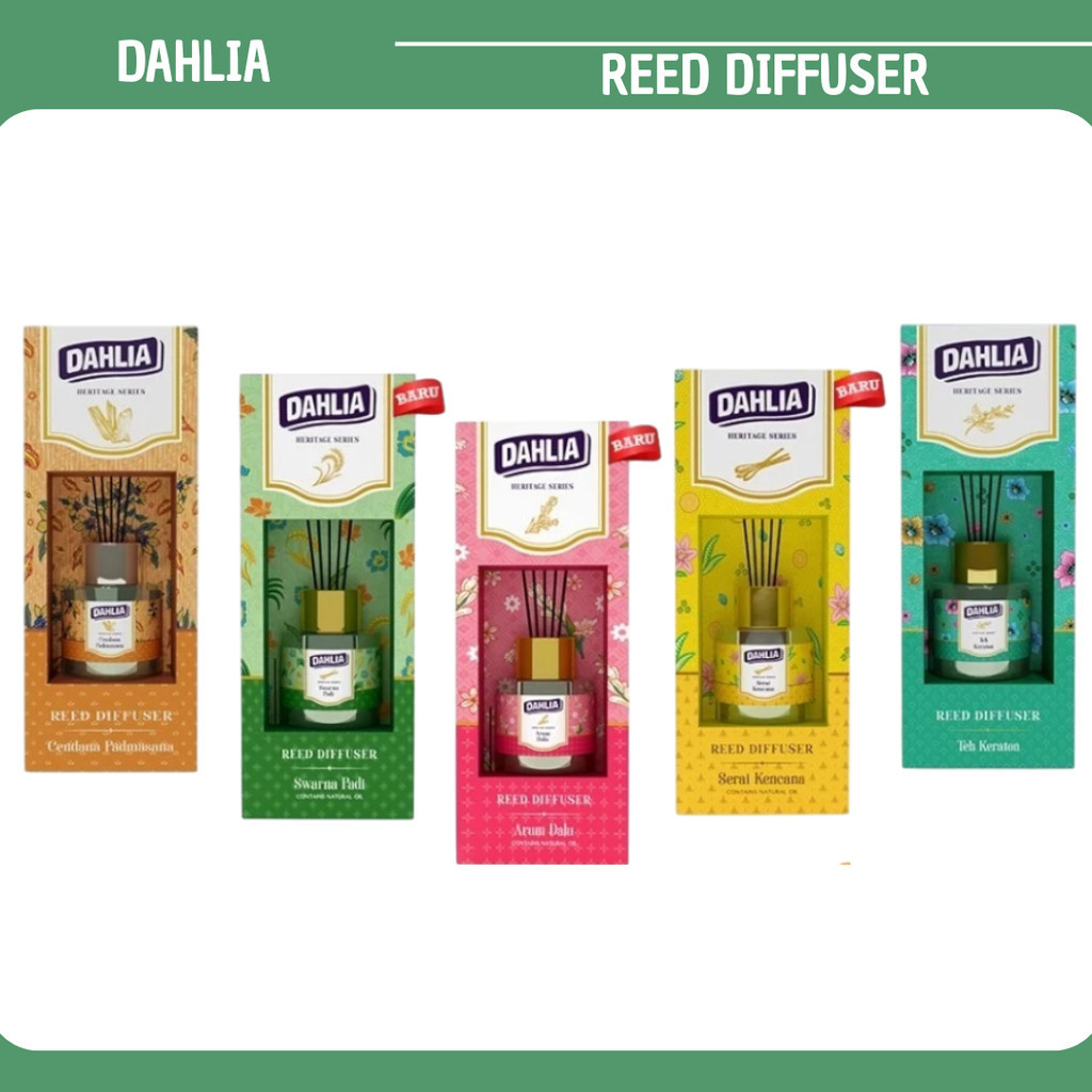 dahlia reed diffuser 30ml/pengharum ruangan aromaterapi dahlia reed diffuser 30ml/pengharum ruangan aromaterapi