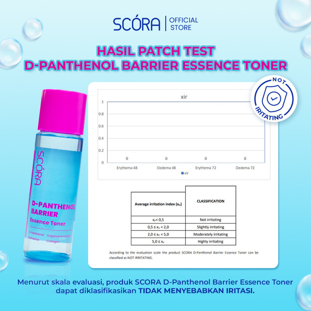 scora d panthenol barrier essence toner 80ml/toner wajah scora d panthenol barrier essence toner 80ml/toner wajah