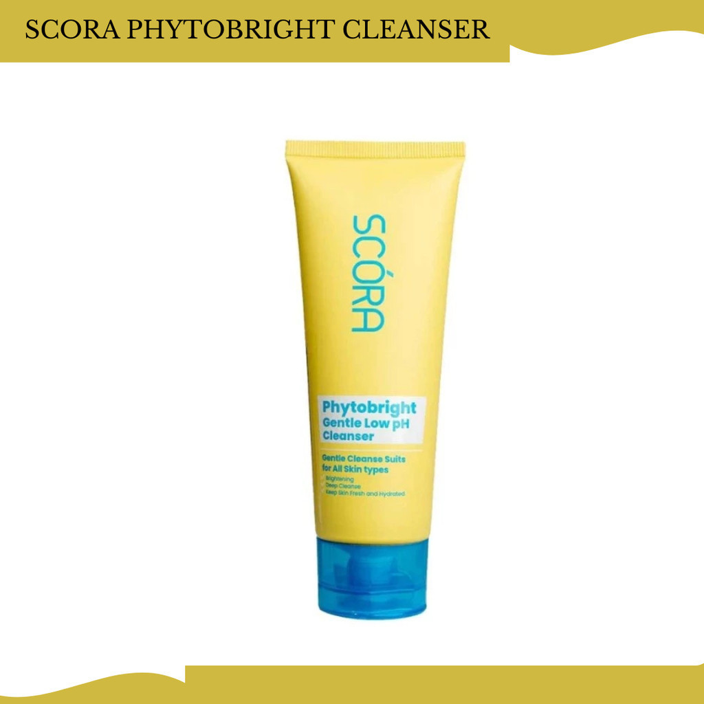 scora phytobright gentle low ph cleanser 100ml/pembersih wajah scora phytobright gentle low ph cleanser 100ml/pembersih wajah