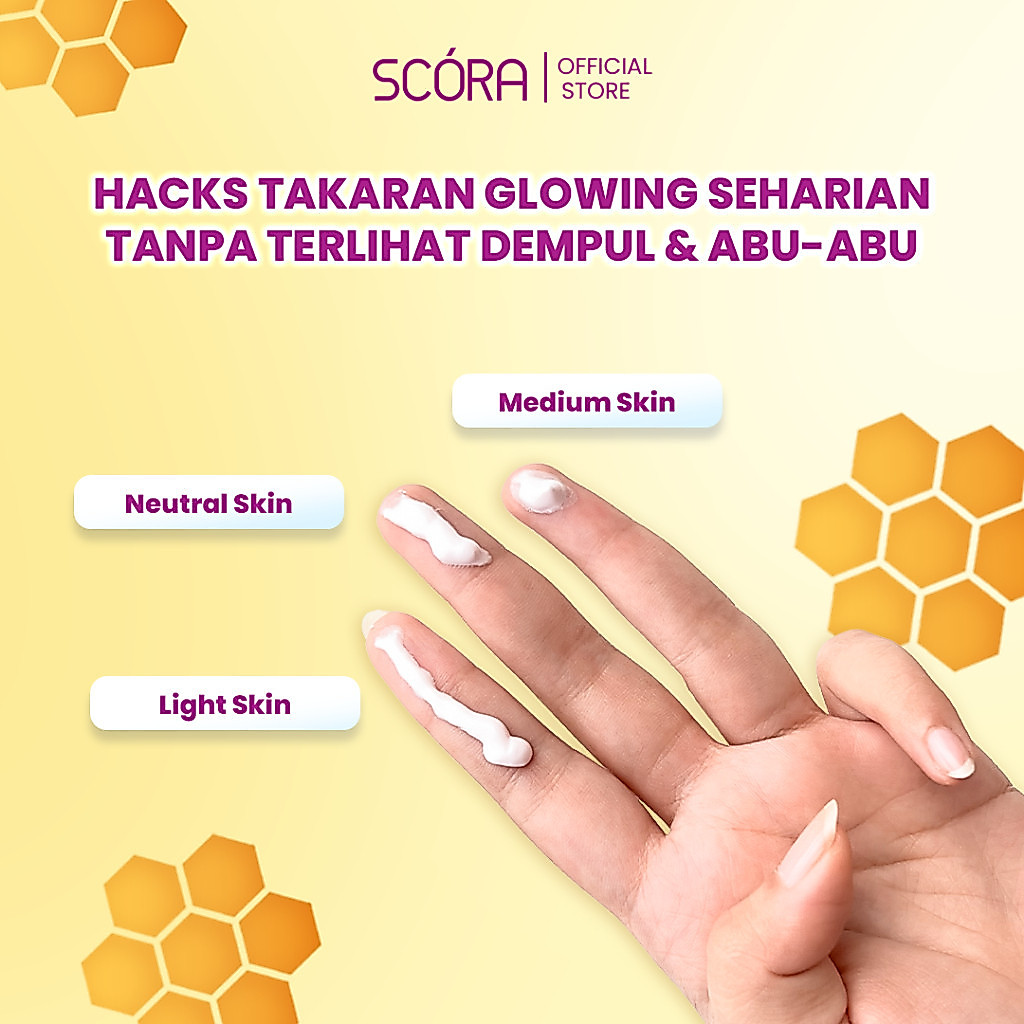 scora honey glow tone up cream 30g/pelembab wajah scora honey glow tone up cream 30g/pelembab wajah
