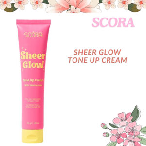 scora sheer glow tone up cream 30g/pelembab wajah