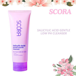 scora salicylic acid gentle low ph cleanser 100ml/pembersih wajah