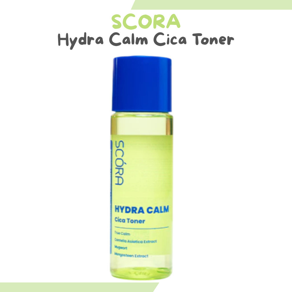 scora hydra calm cica toner 80ml/toner wajah scora hydra calm cica toner 80ml/toner wajah