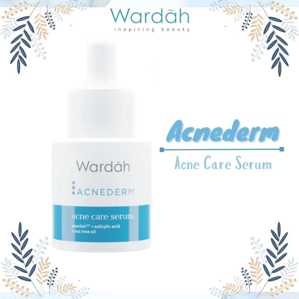wardah acnederm acne care serum 15ml/serum wajah wardah acnederm acne care serum 15ml/serum wajah