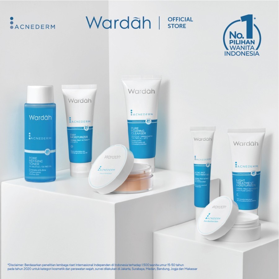 wardah acnederm pore refining toner 100ml wardah acnederm pore refining toner 100ml