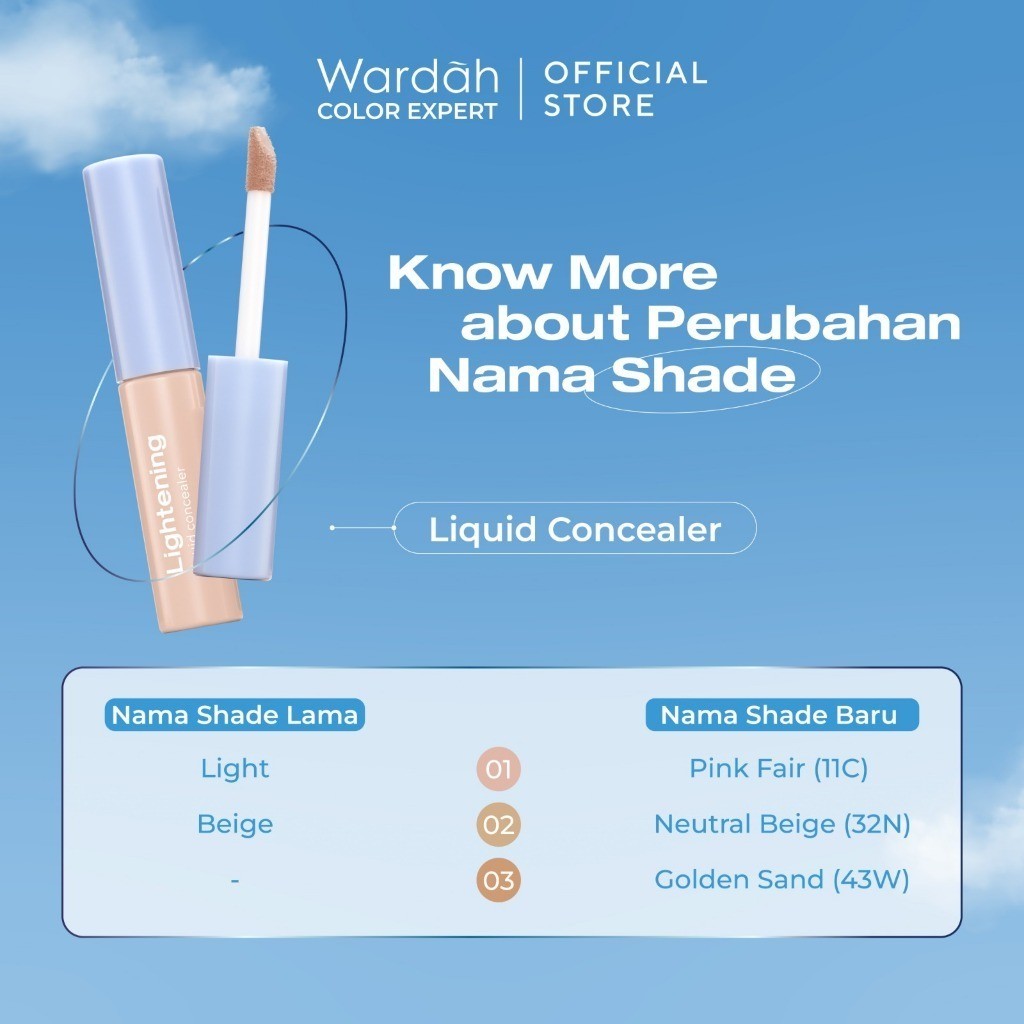 wardah lightening liquid concealer 6g wardah lightening liquid concealer 6g