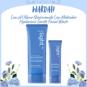 wardah lightening low ph nano niacinamide gentle facial wash 50ml and 100ml/pembersih wajah