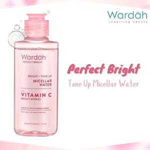 wardah perfect bright tone up micellar water 100ml/pembersih make up