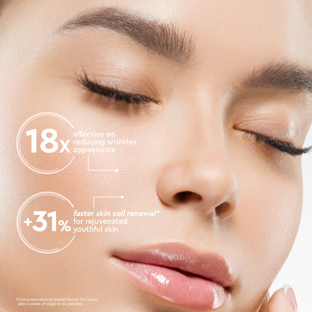 wardah renew you 1% retinol microcapsule ceramide cell renewal serum 15ml and 30ml/serum wajah wardah renew you 1% retinol microcapsule ceramide cell renewal serum 15ml and 30ml/serum wajah