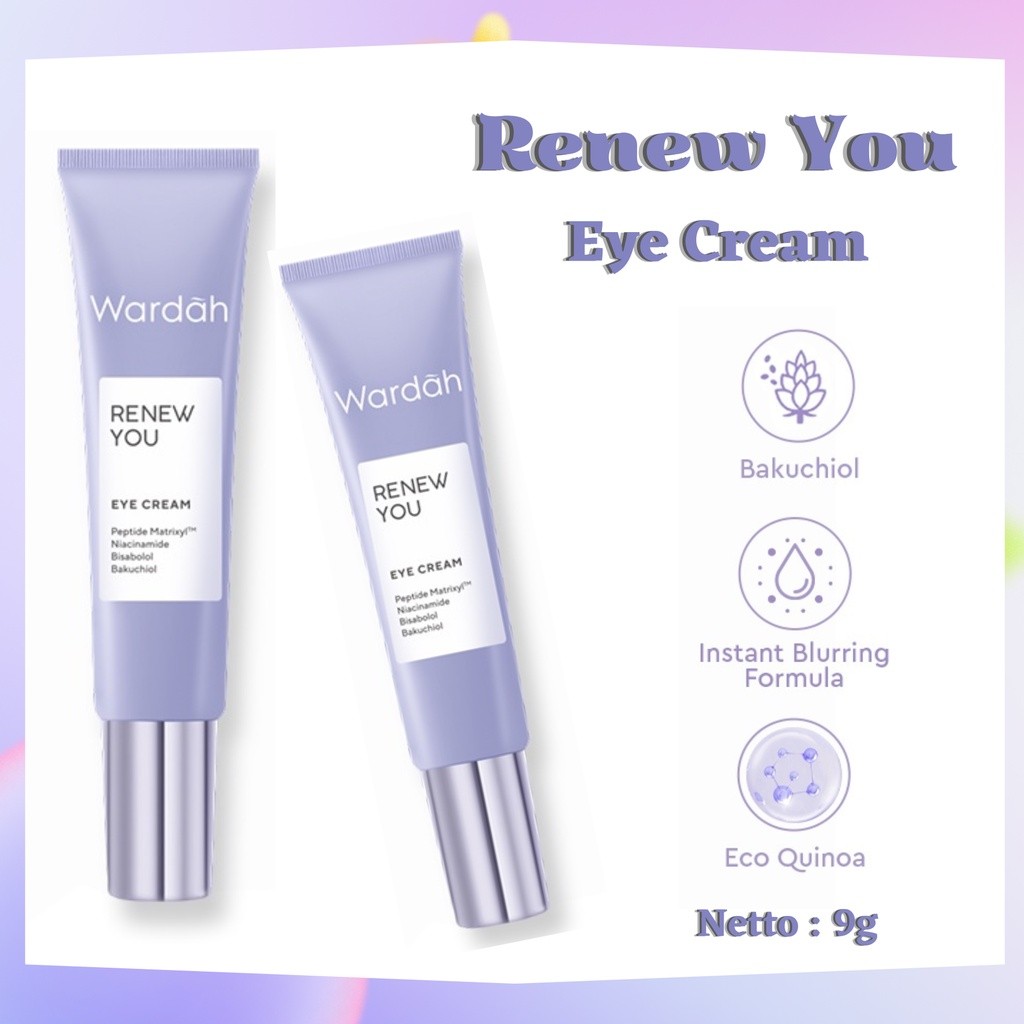 wardah renew you anti aging eye cream 10ml | cream mata wardah renew you anti aging eye cream 10ml | cream mata
