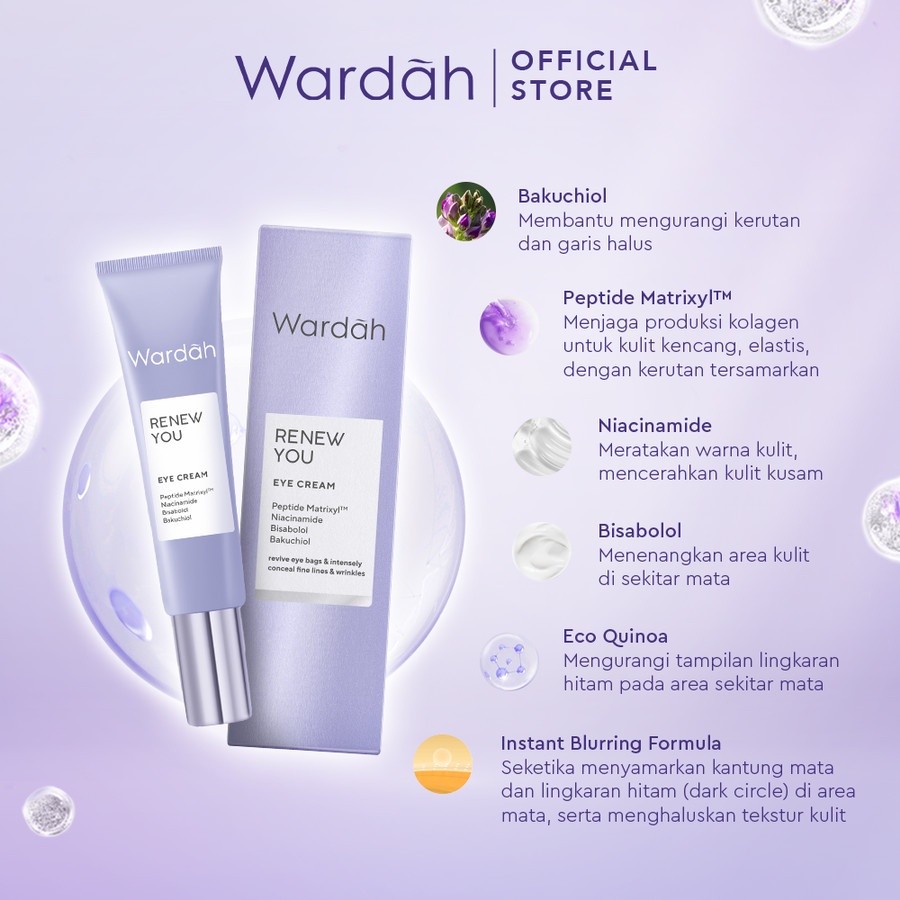 wardah renew you anti aging eye cream 10ml | cream mata wardah renew you anti aging eye cream 10ml | cream mata