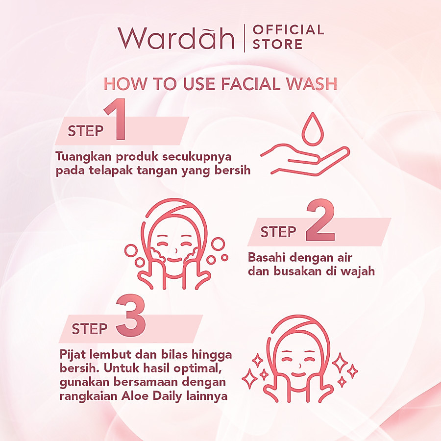 wardah hydra rose gel to foaming cleanser 100ml | pembersih wajah wardah hydra rose gel to foaming cleanser 100ml | pembersih wajah