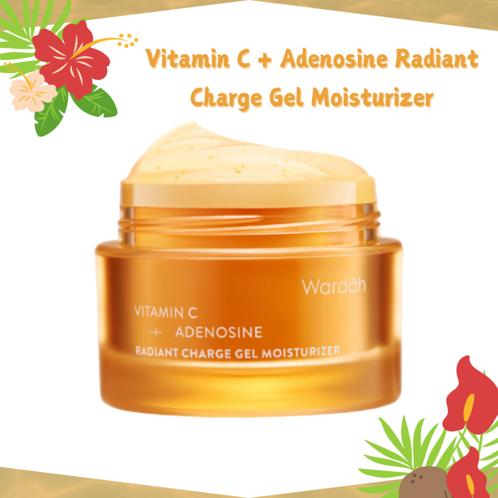 wardah radiant charge gel moisturizer 30gr/pelembab wajah wardah radiant charge gel moisturizer 30gr/pelembab wajah